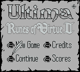 Ultima II screenshot 3 for GameBoy